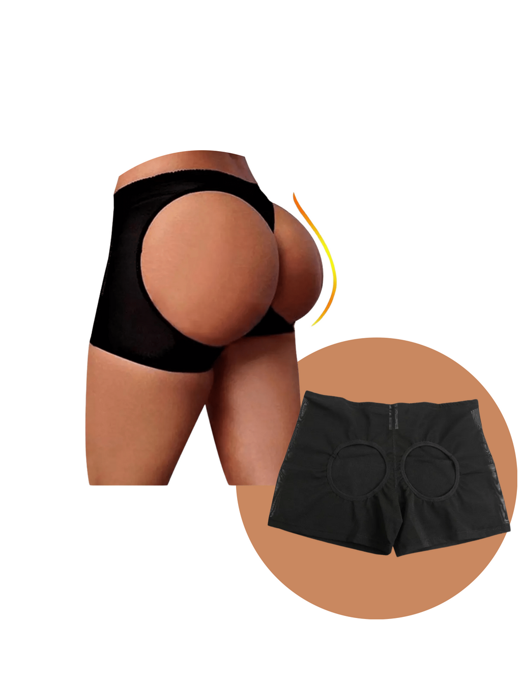 Butt lifting boy shorts