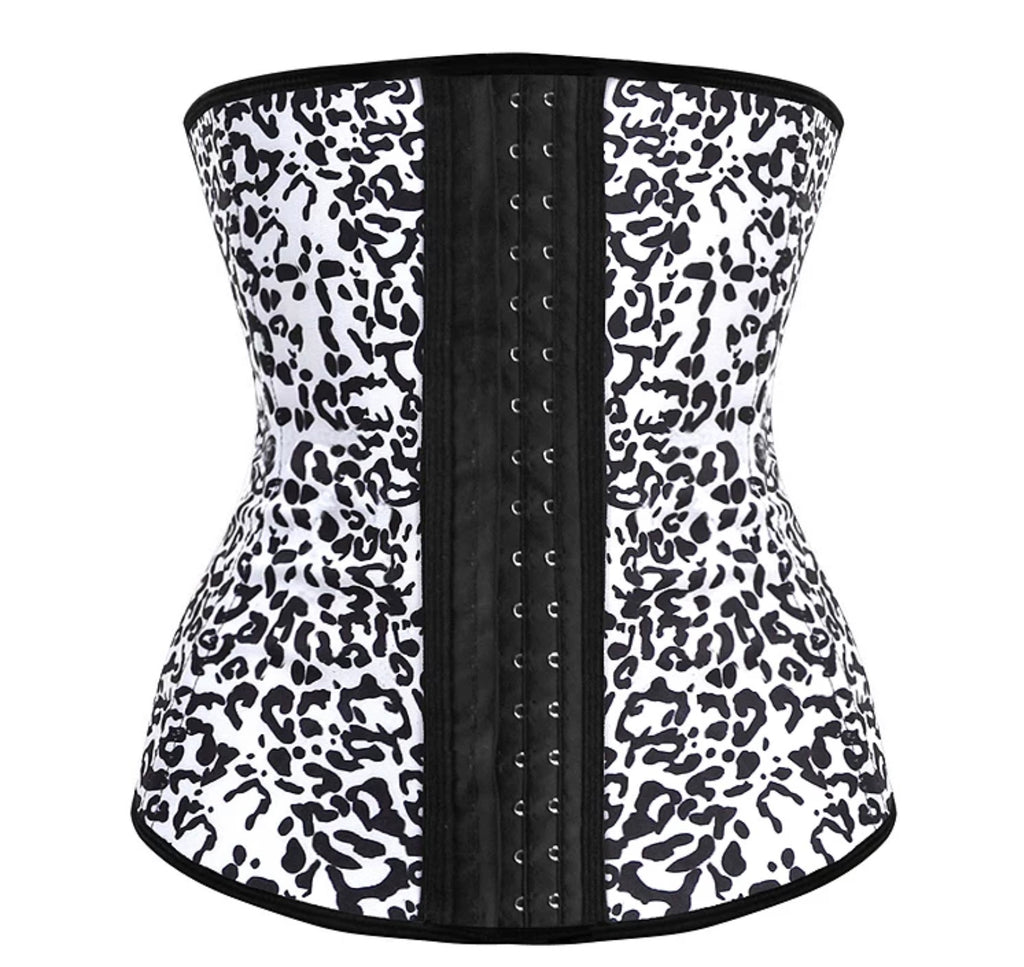 White Leopard corset (disc)